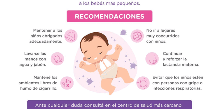 La Municipalidad de La Costa ofrece consejos para las familias para la prevención de la bronquiolitis