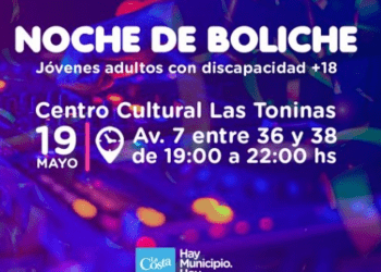 Se viene la primera noche de boliche para jóvenes adultos mayores de 18 años con discapacidad