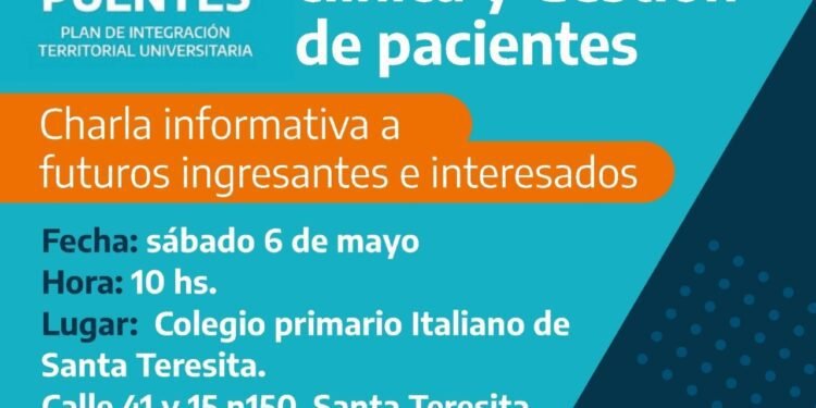 Charla abierta sobre la Tecnicatura Universitaria en Información Clínica y Gestión de Pacientes