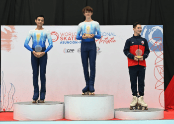 El patinador Sebastián Corral fue subcampeón en las semifinales de la Copa Mundial en Paraguay