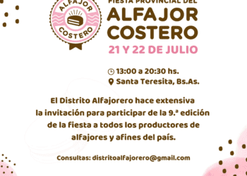 Convocan a los productores a sumarse a la 9ª Fiesta Provincial del Alfajor Costero