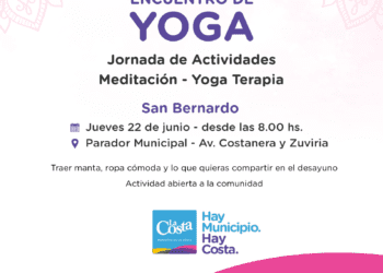 Mañana se realizará una jornada especial de Yoga y Meditación en San Bernardo