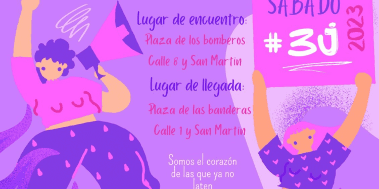 «Ni Una Menos»: convocan este sábado 3 de junio a una movilización y encuentro en San Clemente