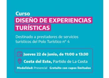 Habrá una jornada de capacitación en La Costa sobre «Diseño de Experiencias Turísticas»