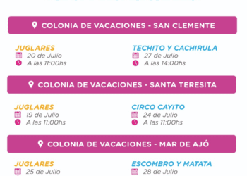 Abrió la Colonia de Vacaciones de Invierno en San Clemente, Santa Teresita y Mar de Ajó