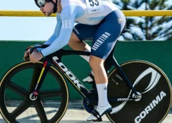 Dos medallas de Oro para el costero Lucas Vilar en la Copa de Ciclismo de Pista de Brasil