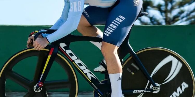 Dos medallas de Oro para el costero Lucas Vilar en la Copa de Ciclismo de Pista de Brasil