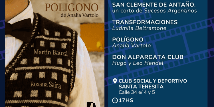 El 1° Festival de Cine Costero vivirá su segunda fecha este domingo en Santa Teresita