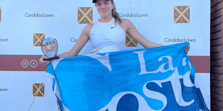 La tenista costera Milagros Falabella se consagró campeona nacional en Córdoba