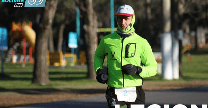 Bonissone corrió en la fecha del Circuito Argentino de Ultradistancia en Bolívar y se mantiene al frente de la modalidad 6 horas