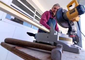 Se avanza en la terminación de las 4 aulas nuevas de la Escuela Técnica