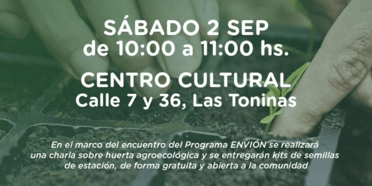 Se realizará una charla sobre huerta agroecológica con entrega de semillas
