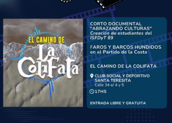Este domingo continúa el 1° Festival de Cine Costero en Santa Teresita