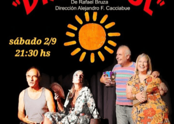 La Comedia Municipal de Teatro ofrecerá una función de “Días de sol” en San Bernardo