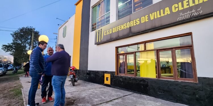 Nuevos vestuarios para el Club Defensores de Villa Clelia y se anunció que All Boys tendrá su propia cancha
