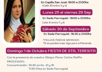 Santa Teresita celebra sus Fiestas Patronales