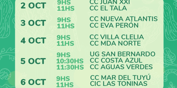 Nueva jornada de entrega de semillas del ciclo “Huerta en Casa” en La Costa