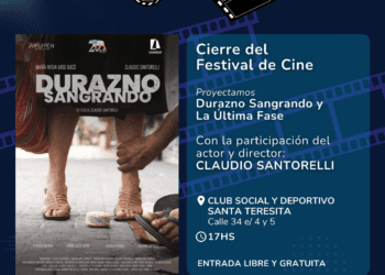 Este domingo será el cierre del 1º Festival de Cine Costero en Santa Teresita
