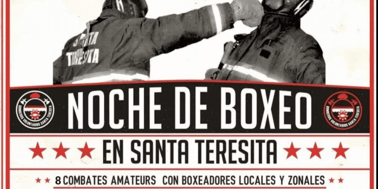 Noche de boxeo a beneficio de los Bomberos Voluntarios de Santa Teresita
