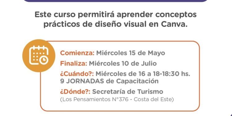 La Secretaría de Turismo dictará un curso de diseño gráfico para comercios y prestadores del sector