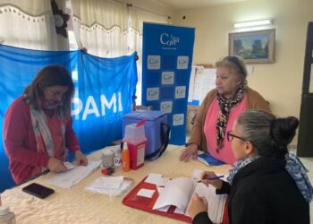 La Dirección de Adultos Mayores en cooperación con PAMI aplicaron vacunas a más de 160 personas