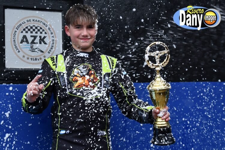 Gran actuación del piloto costero Patricio Rocca en el Campeonato de Karting de la AZK