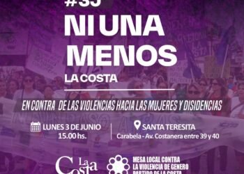 Ni Una Menos: Habrá una marcha y un acto en Santa Teresita