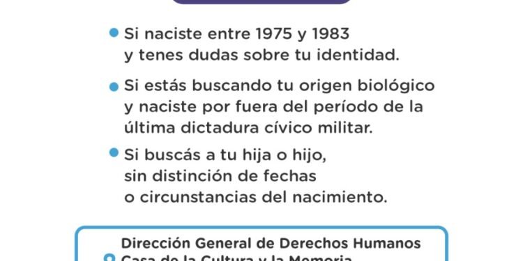 Se realizará una jornada de promoción del derecho a la identidad en Mar de Ajó