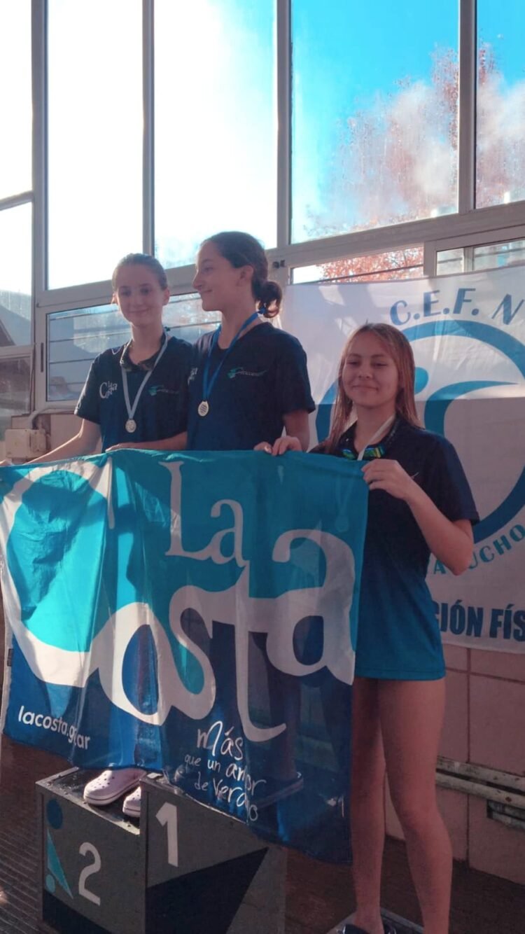 Destacada actuación costera en la 2º fecha del Torneo Regional de Natación