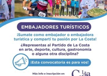 Abrió la convocatoria para ser embajadores turísticos del Partido de La Costa