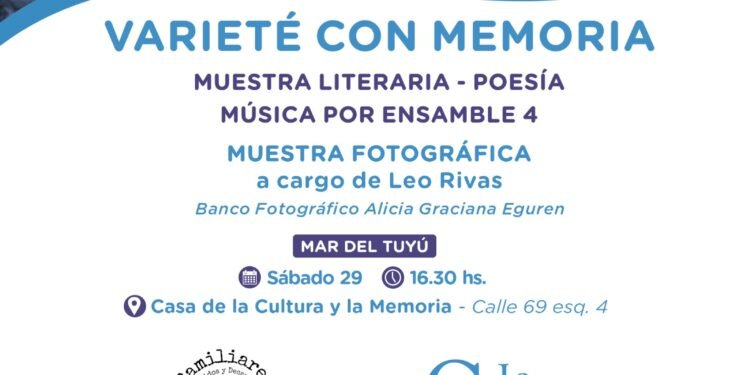 Variete con Memoria en la Casa de la Cultura de Mar del Tuyú