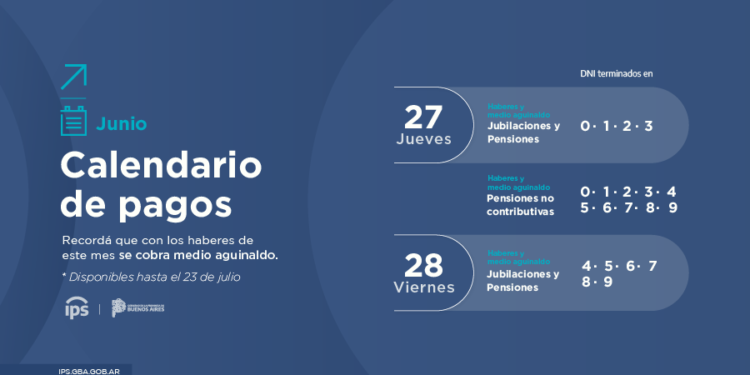 IPS PAGA MEDIO AGUINALDO Y HABERES DE JUNIO