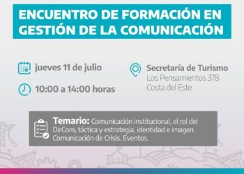 La Costa será sede de un Encuentro de Formación en Gestión de la Comunicación