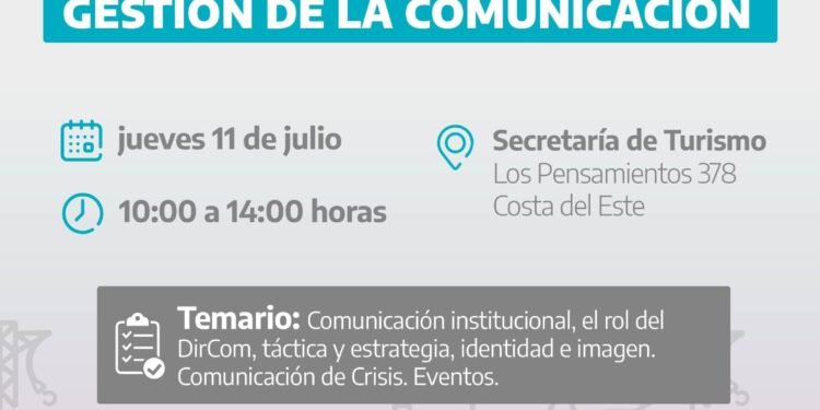 La Costa será sede de un Encuentro de Formación en Gestión de la Comunicación