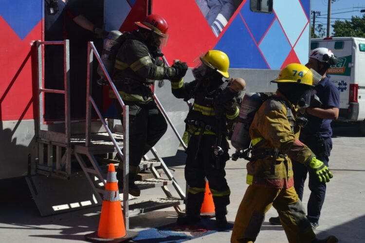 Bomberos voluntarios del Municipio de La Costa realizarán sus prácticas de emergencia en un simulador móvil