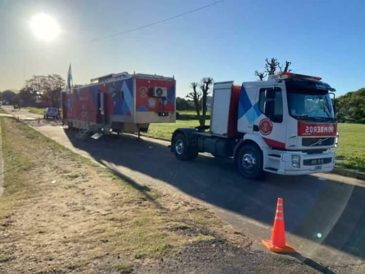 Bomberos voluntarios del Municipio de La Costa realizarán sus prácticas de emergencia en un simulador móvil
