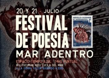 Se realizará la 2º edición del festival de poesía «Mar Adentro» en Lucila del Mar