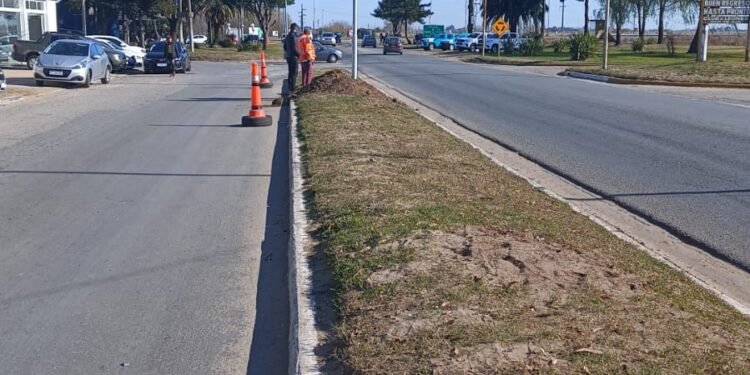 Se realizaron trabajos de reconversión lumínica en Mar de Ajó