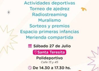 Este sábado habrá una jornada de actividades para celebrar el mes del amigo