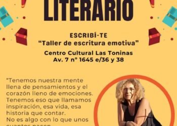 Se dictará un Taller de Escritura Emotiva en Las Toninas