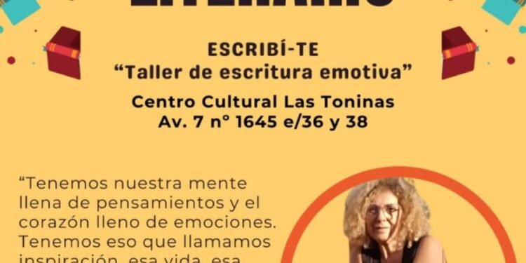 Se dictará un Taller de Escritura Emotiva en Las Toninas