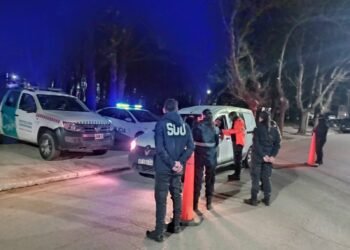 Se llevaron a cabo operativos de tránsito en una plaza de Mar de Ajó