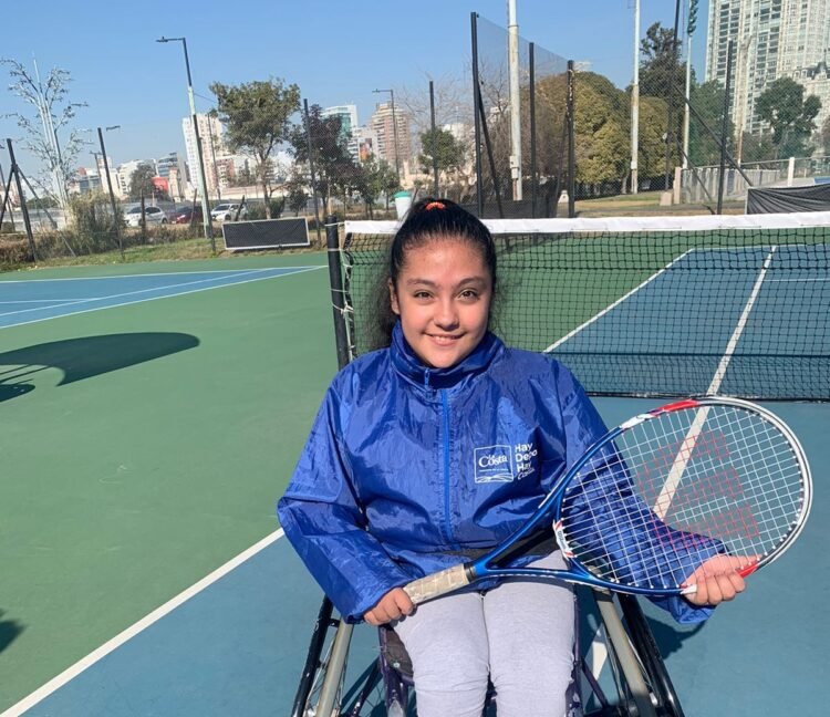 Alumna de la Escuela Municipal de Tenis Adaptado fue convocada a la concentración argentina junior