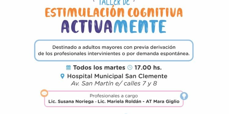 Salud Mental: Funcionan en La Costa dos dispositivos para trabajar sobre el deterioro cognitivo en adultos mayores