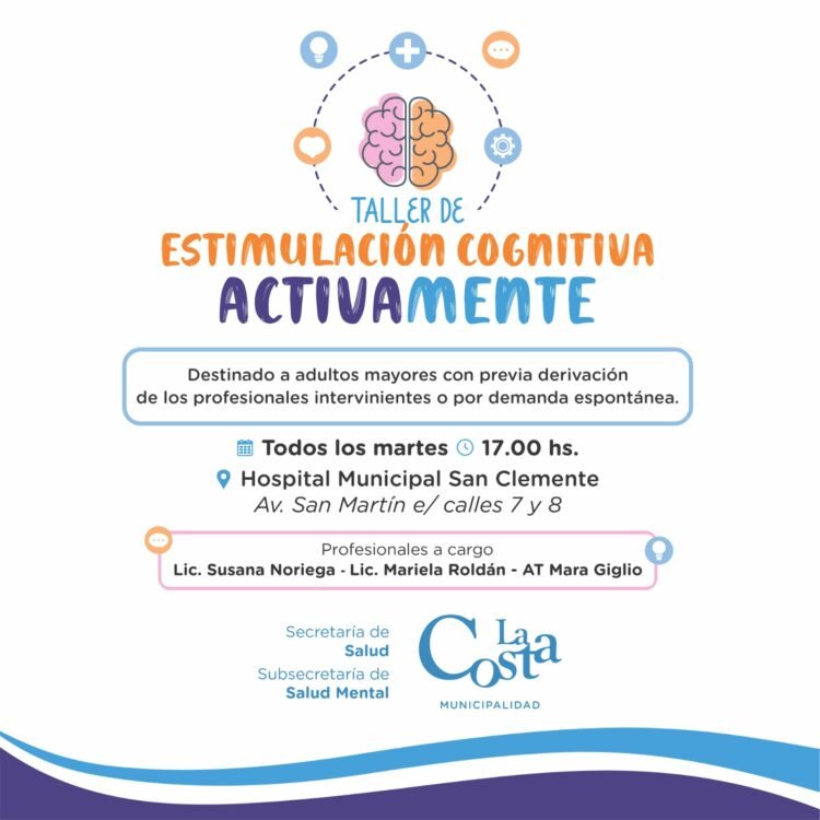 Salud Mental: Funcionan en La Costa dos dispositivos para trabajar sobre el deterioro cognitivo en adultos mayores