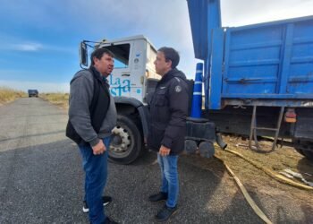 Se realizó un trabajo de limpieza en el Triángulo del Tuyú