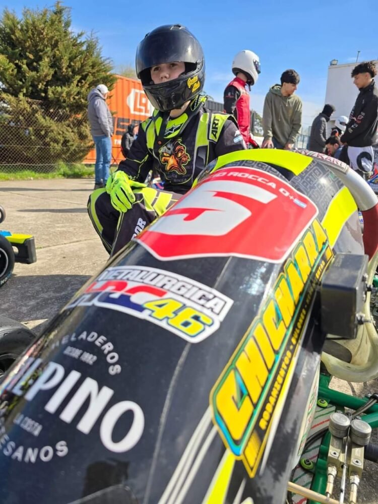 Gran actuación de Patricio Rocca en la Asociación Zonal del Karting Mar y Sierra
