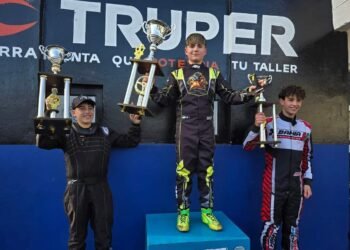 Gran actuación de Patricio Rocca en la Asociación Zonal del Karting Mar y Sierra