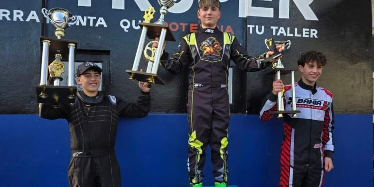 Gran actuación de Patricio Rocca en la Asociación Zonal del Karting Mar y Sierra