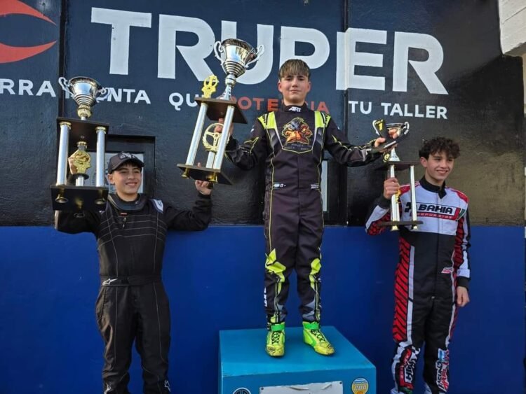Gran actuación de Patricio Rocca en la Asociación Zonal del Karting Mar y Sierra